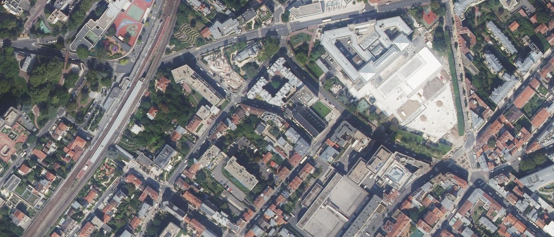 Vue aérienne de Lycée professionnel Voilin