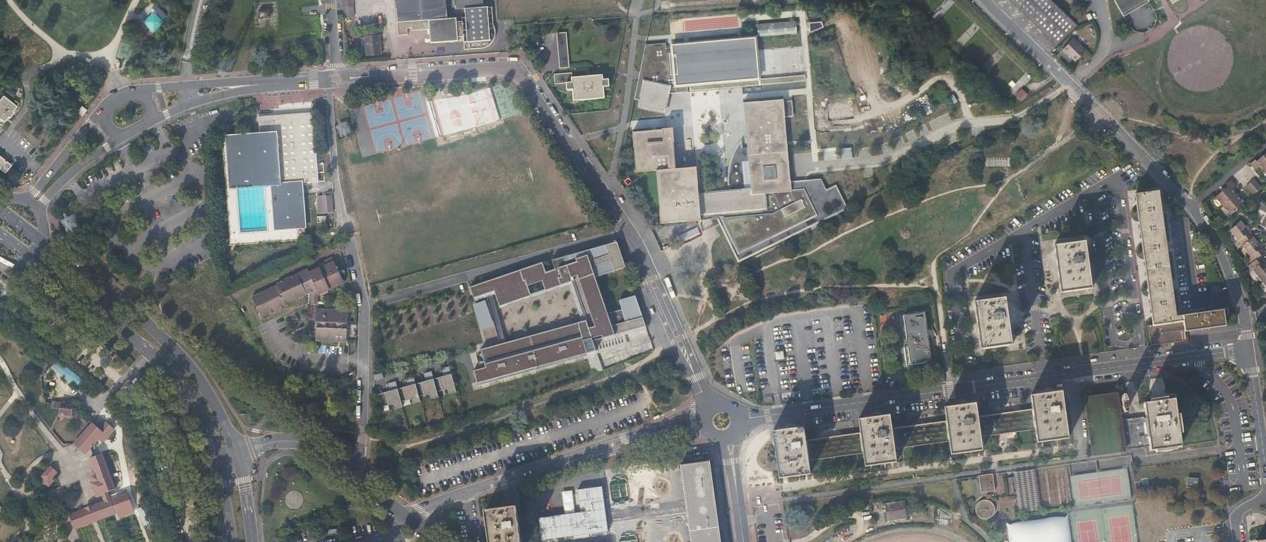 Vue aérienne de Lycée Georges Pompidou/Michel Ange