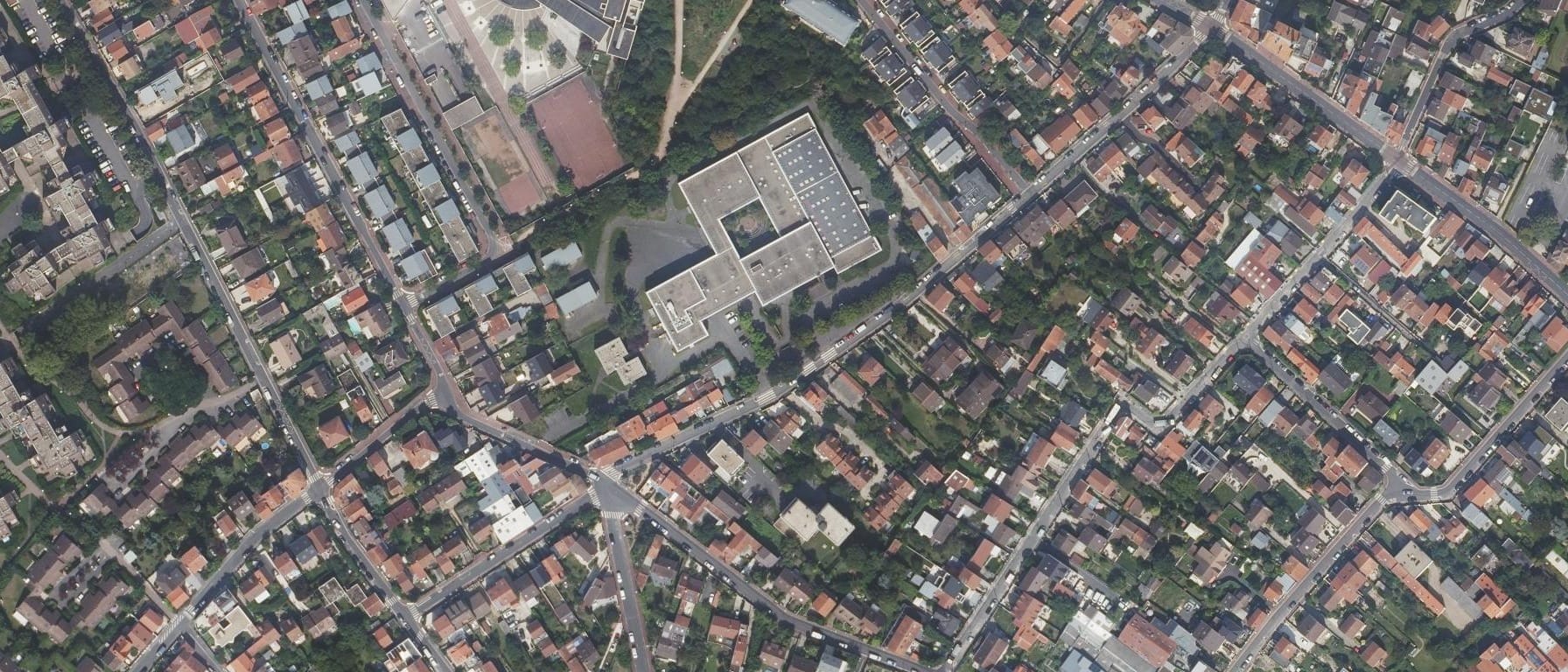 Vue aérienne de Lycée professionnel Claude Chappe