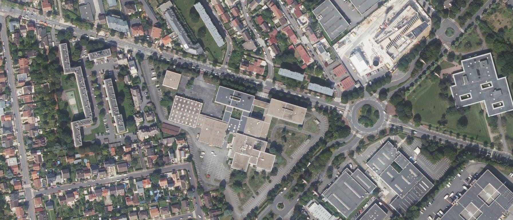 Vue aérienne de Lycée professionnel Theodore Monod