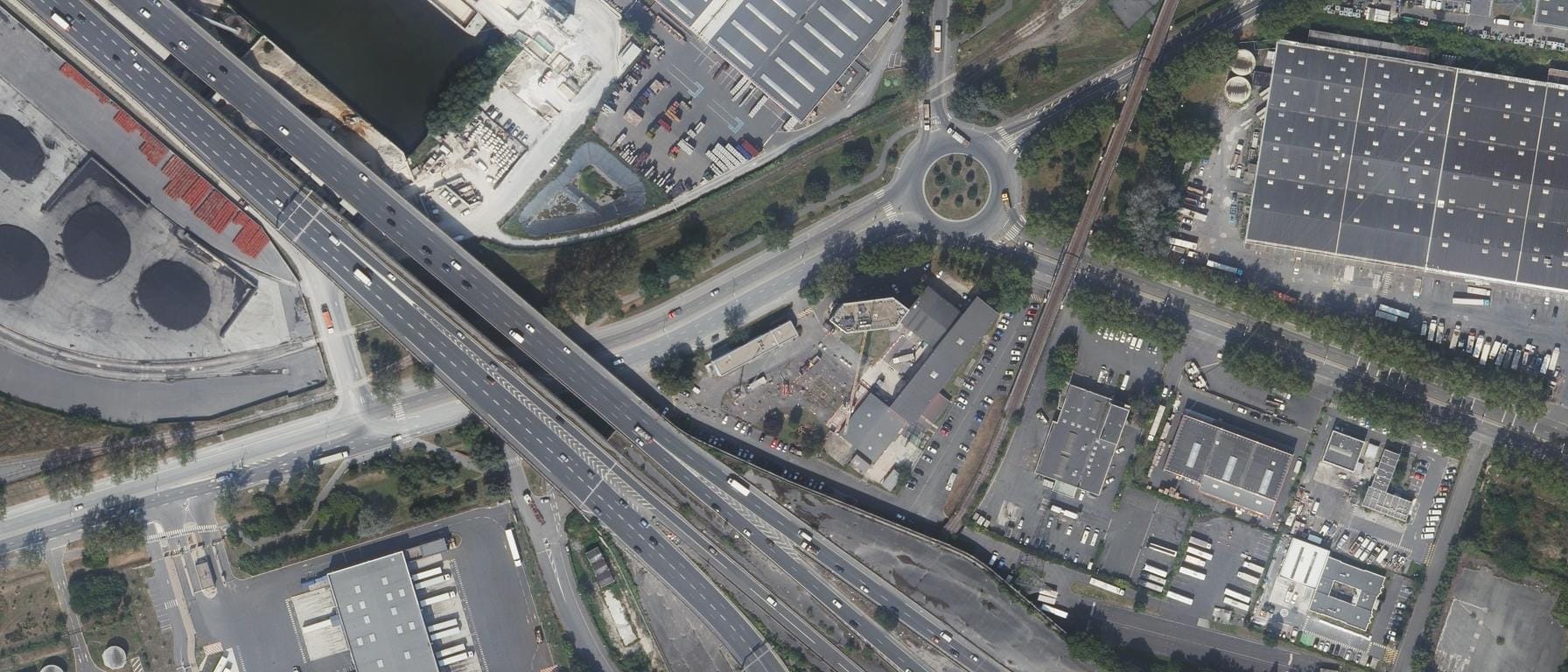 Vue aérienne de CFA Transports et Logistique AFT- CFATL