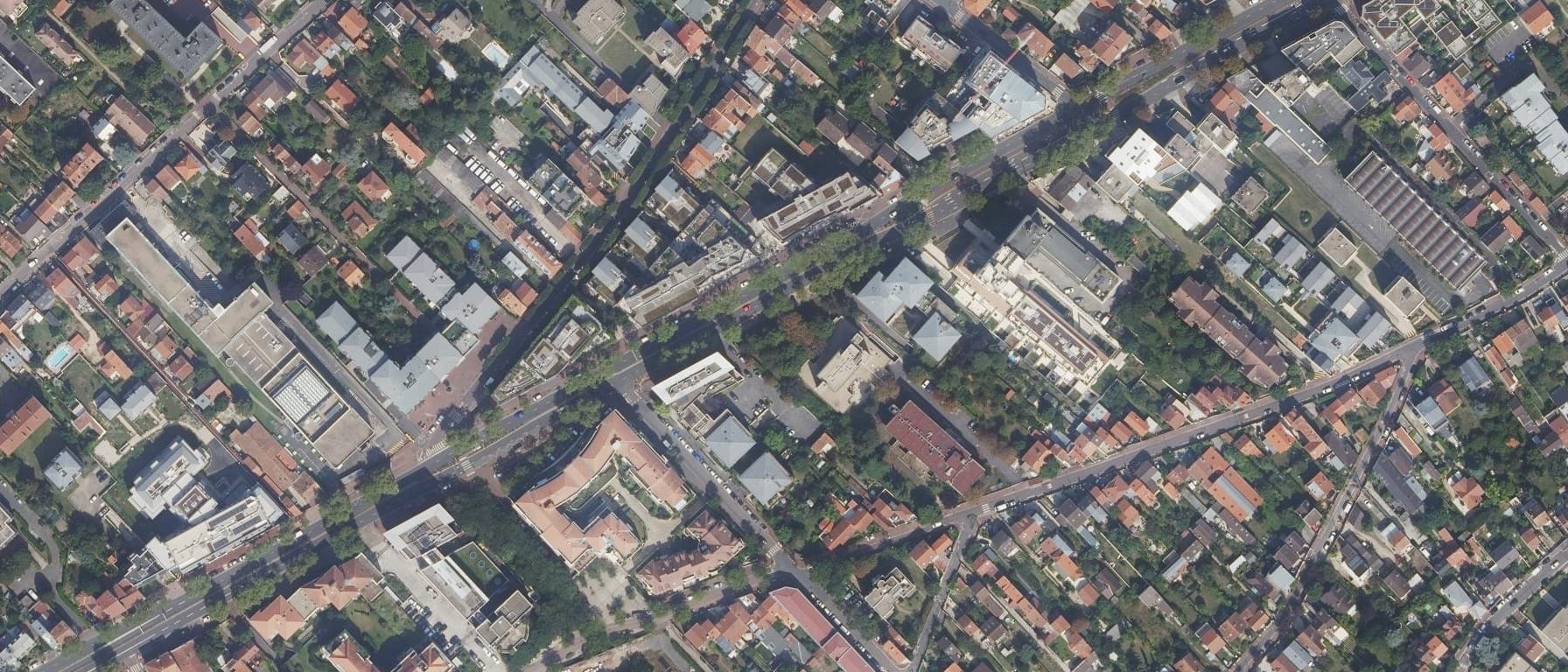 Vue aérienne de IFSI Hôpital Stell