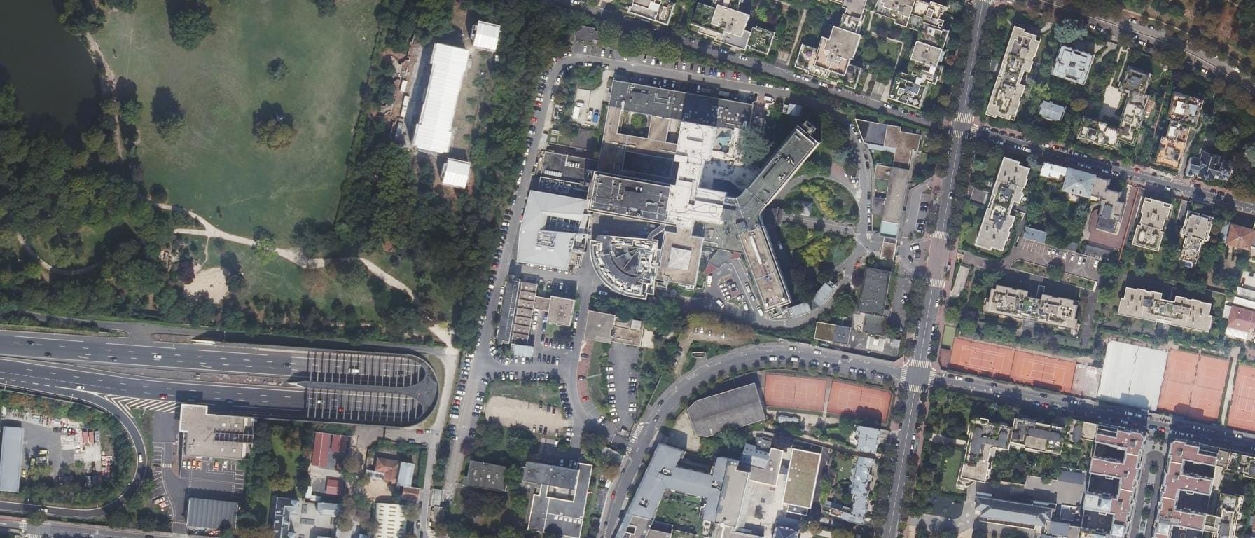 Vue aérienne de IFSI Ambroise Paré (AP-HP)