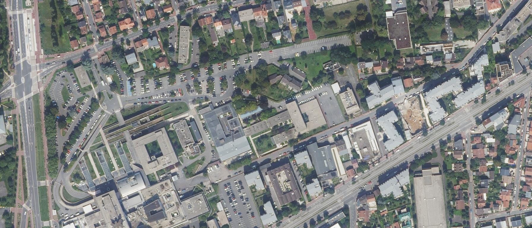 Vue aérienne de IFSI Antoine Beclere (AP-HP)