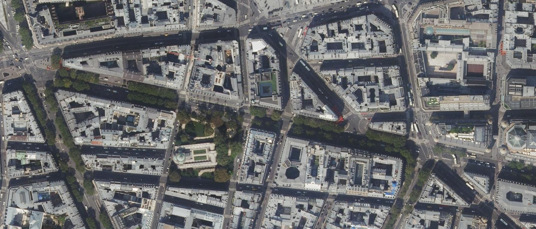 Vue aérienne de Luxury Hotelschool Paris