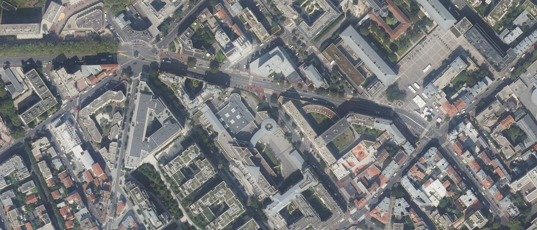 Vue aérienne de CFA ISIFA