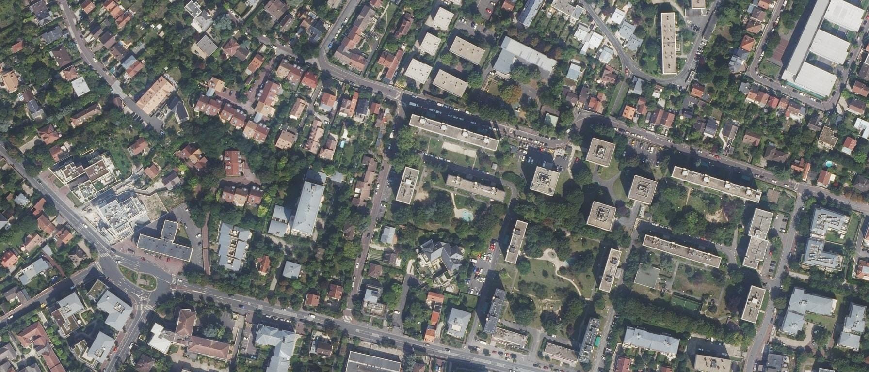 Vue aérienne de Lycée Gustave Eiffel