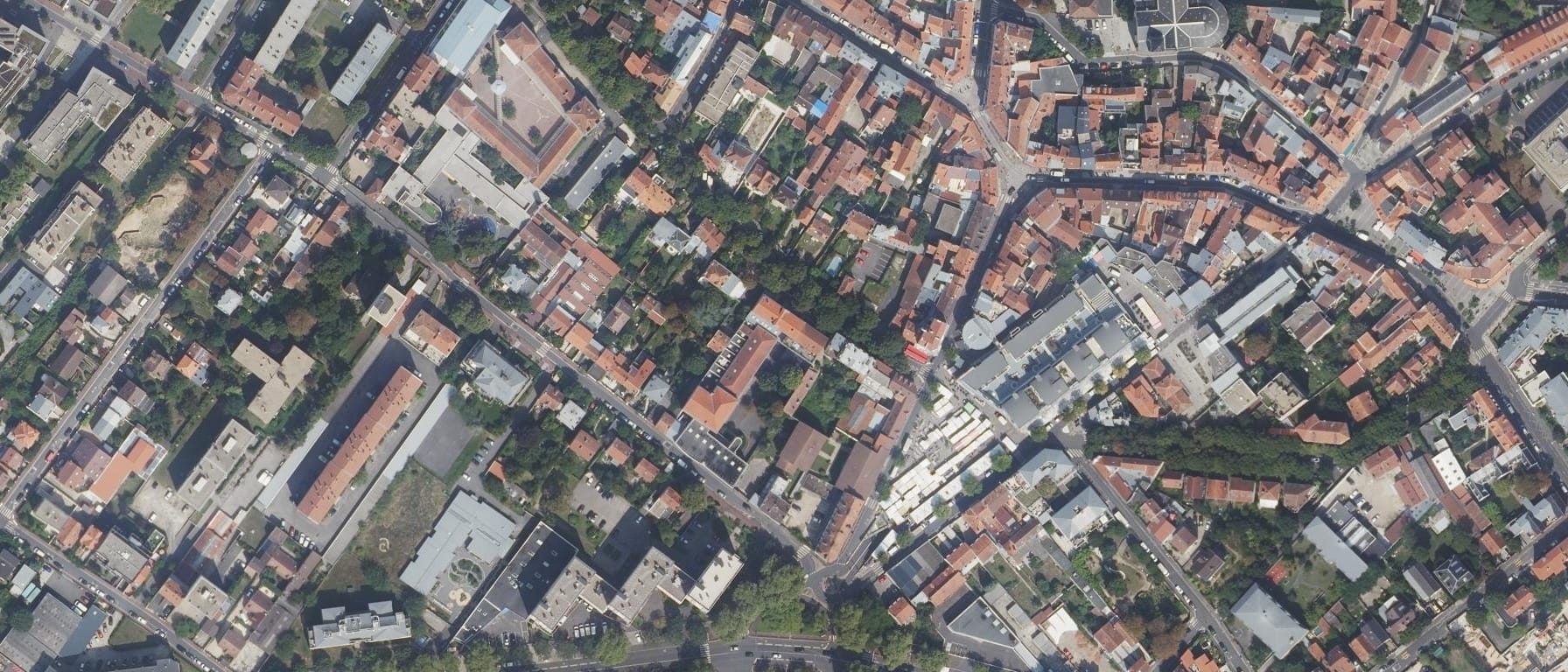 Vue aérienne de Lycée polyvalent Louise Michel