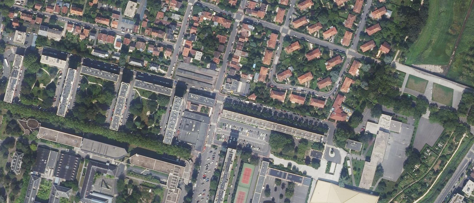 Vue aérienne de CFA C3CFA INST SUP FRANCILIEN