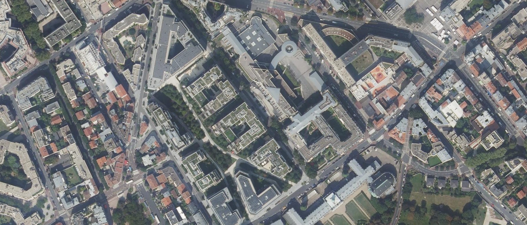 Vue aérienne de Lycée DES METIERS LA SALLE ST NICOLAS