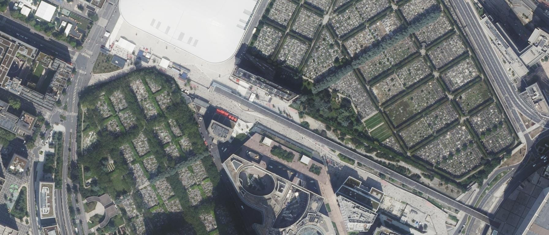 Vue aérienne de IESEG School of Management - Paris La Défense