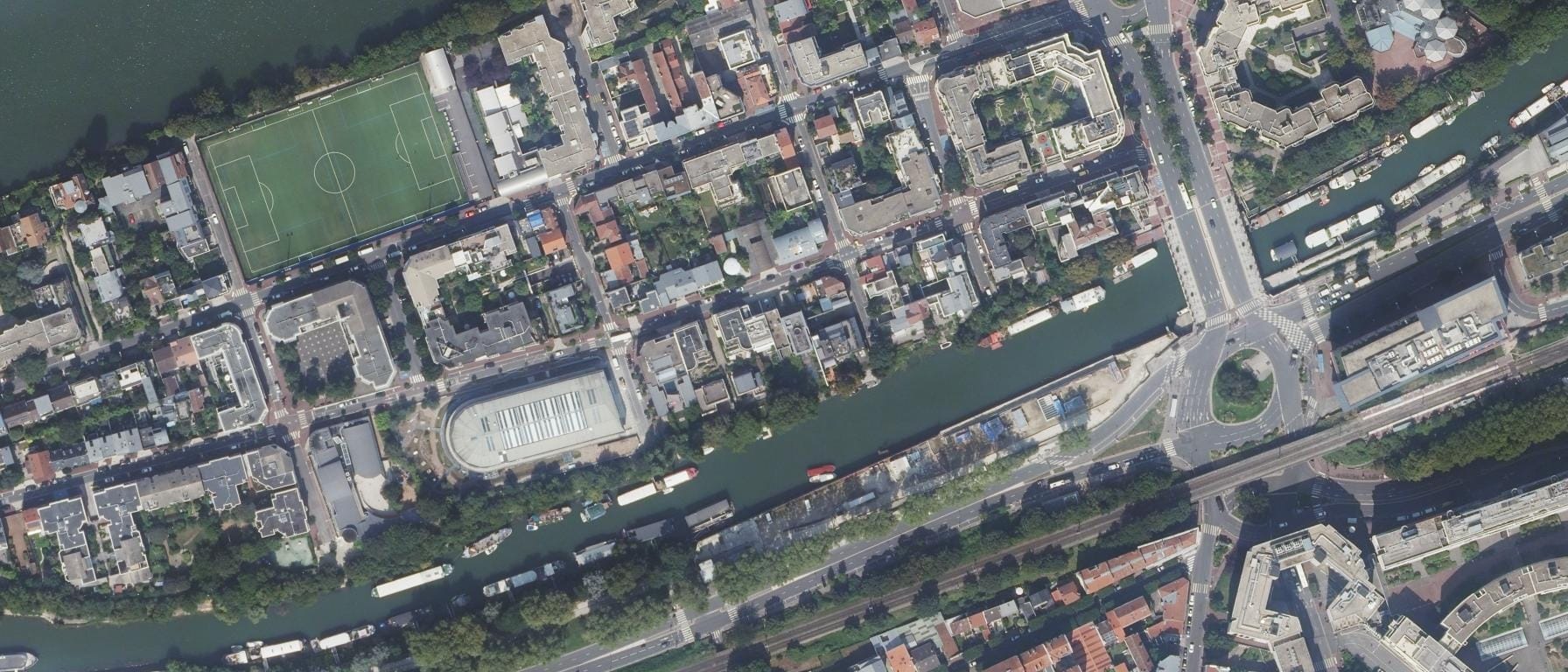Vue aérienne de Faculté de Droit campus Issy-les-Moulineaux – Institut Catholique de Lille