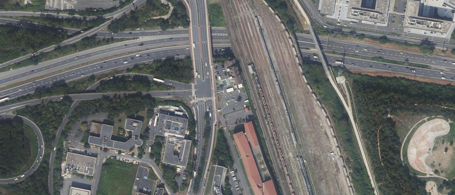 Vue aérienne de AFORP FORMATION - GENNEVILLIERS