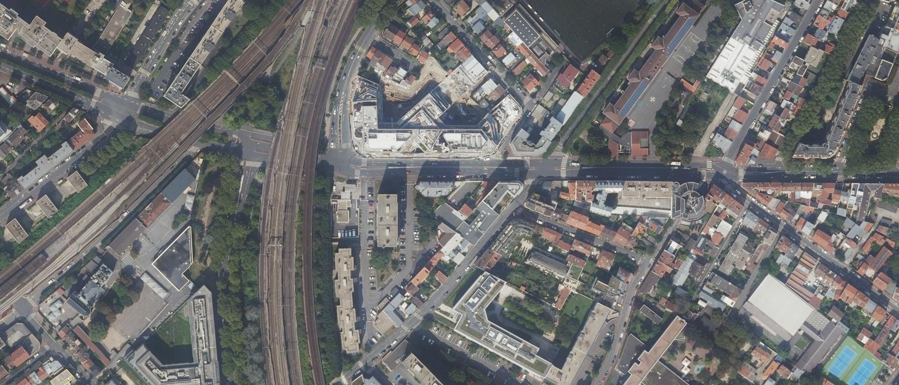 Vue aérienne de CENTRE DE FORMATION L'HORIZON