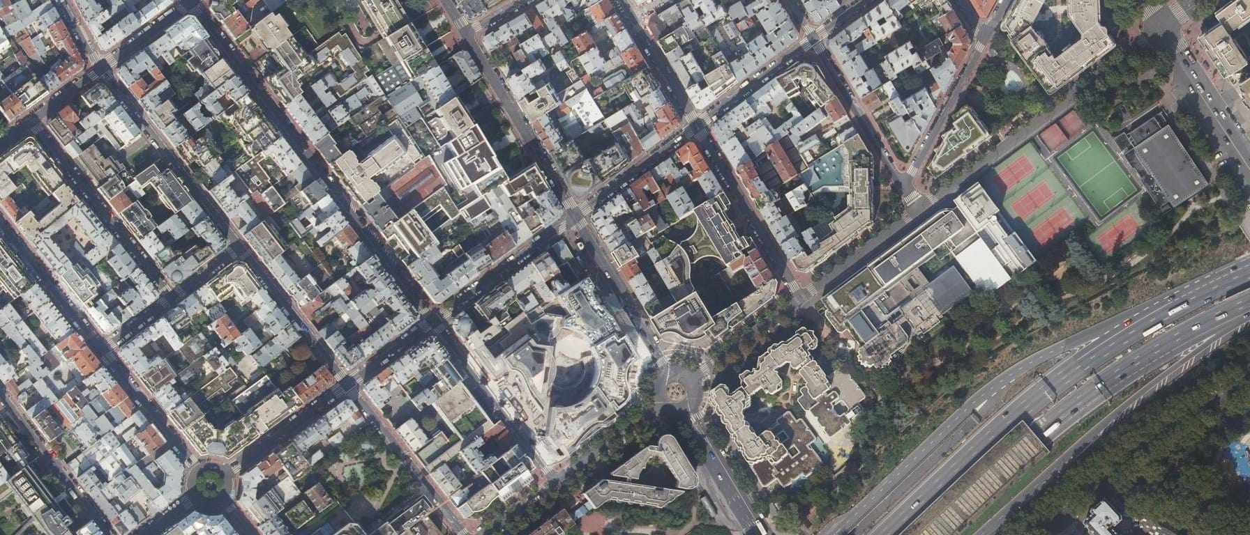 Vue aérienne de Isifa