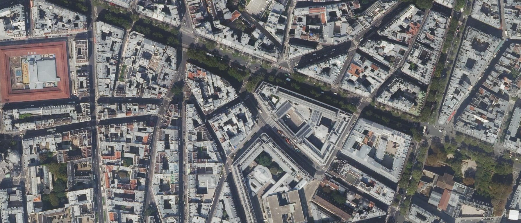 Vue aérienne de IRIS/ Université Paris Cité