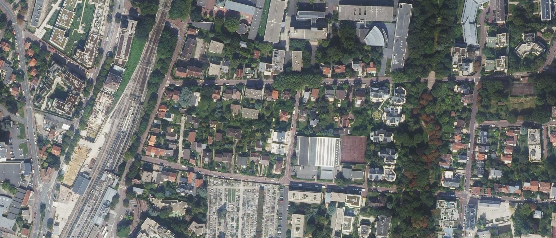 Vue aérienne de Université Paris-Saclay, Campus de Sceaux