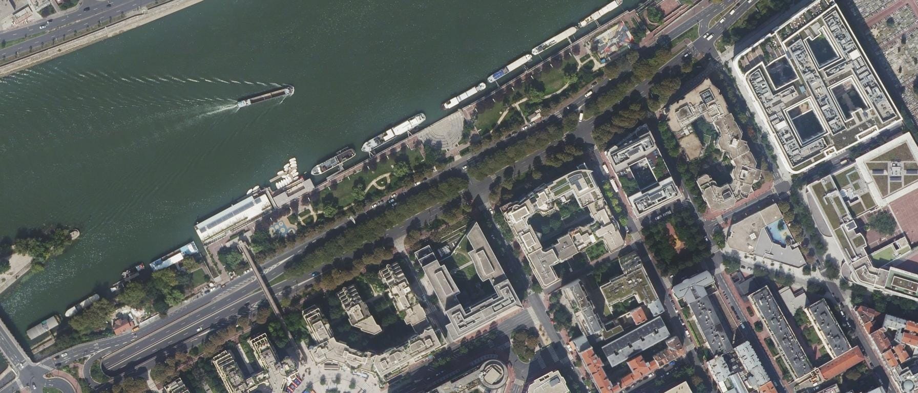 Vue aérienne de Ecole supérieure des professions immobilières - Groupe ESPI (Levallois-Perret - 92)