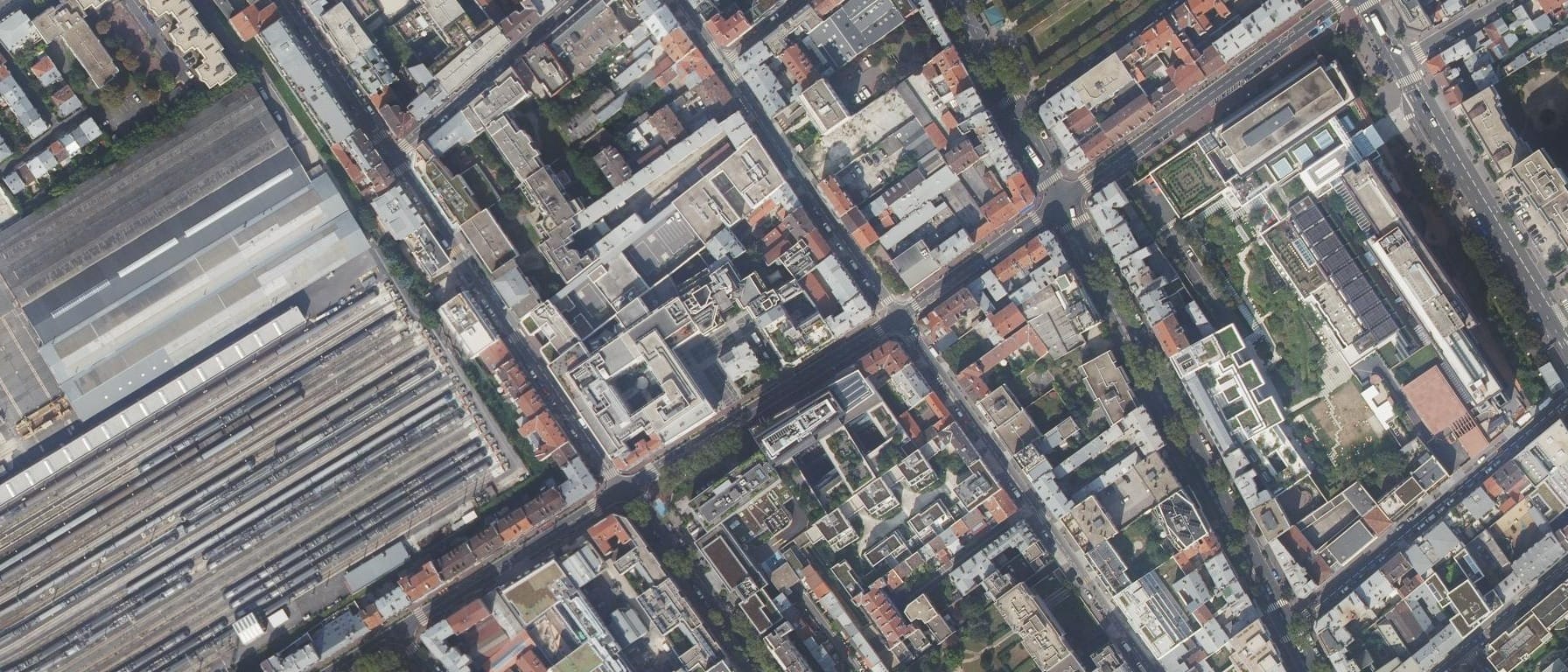 Vue aérienne de EM Normandie - Programme Grande Ecole - Campus de Paris-Clichy
