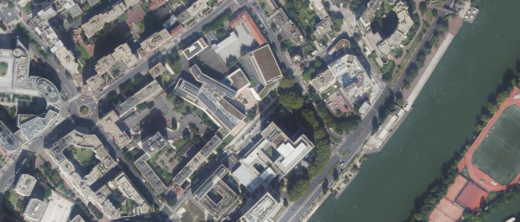 Vue aérienne de Promotrans Campus Paris – La Défense