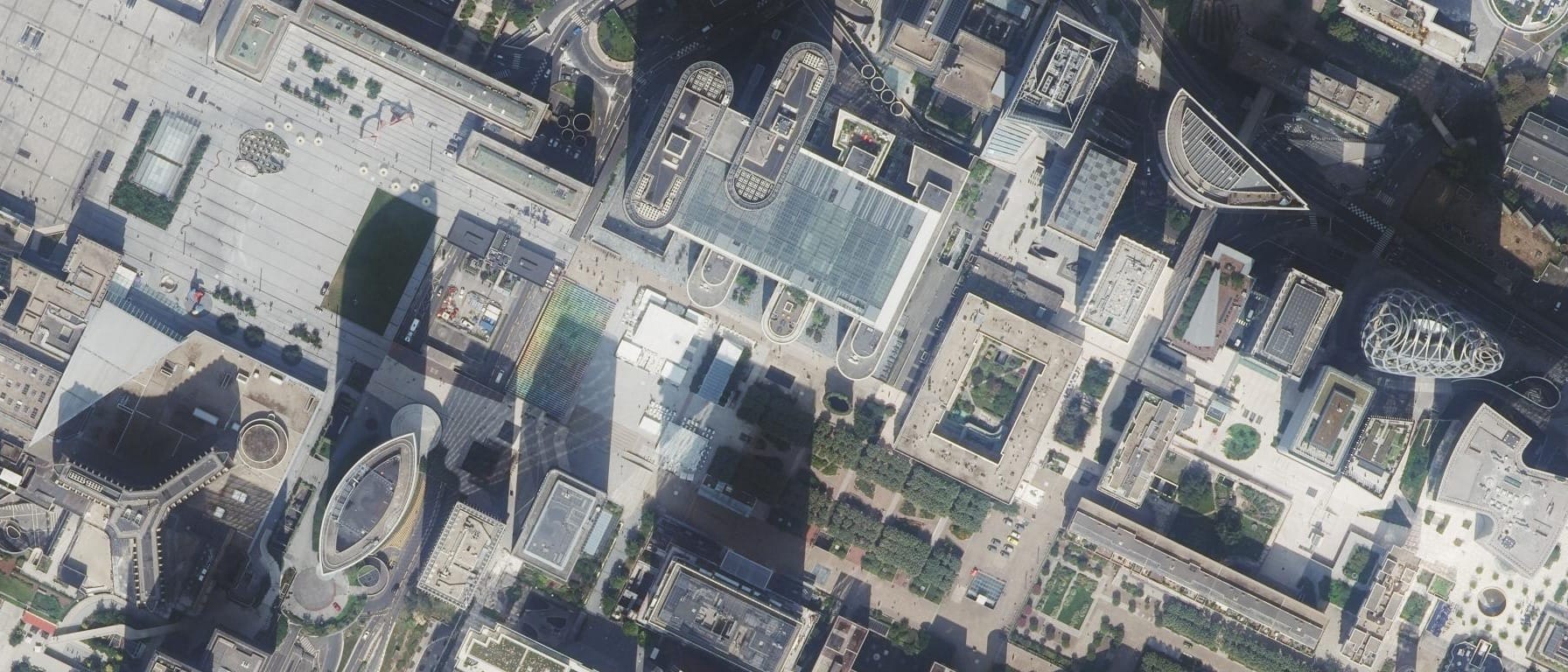 Vue aérienne de INSEEC International BBA - Campus de Paris