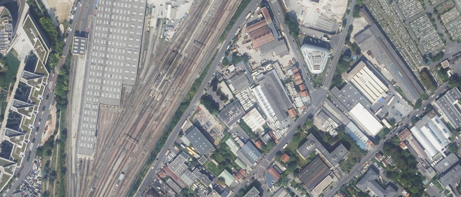 Vue aérienne de Organisme de formation-Centre de formation d'apprentis BRAVUS - BAGNEUX