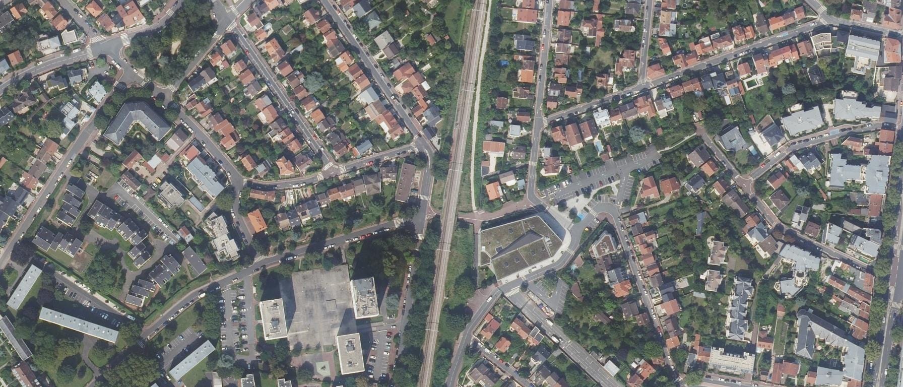 Vue aérienne de ISEN Ouest - Paris - Informatique et Numérique (Antony - 92)