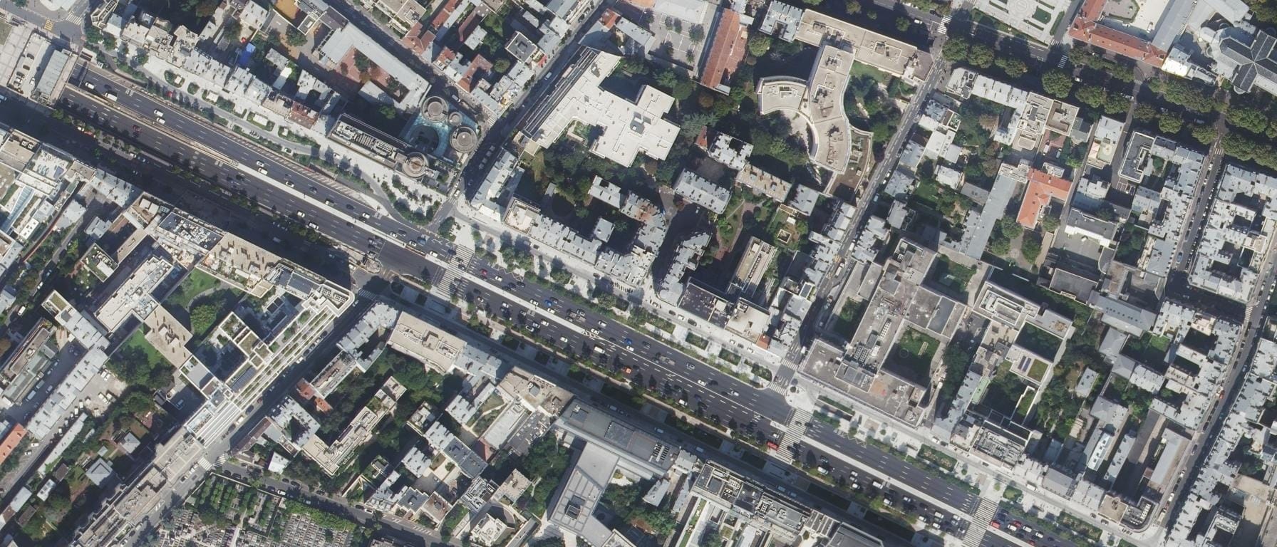Vue aérienne de Organisme de formation-Centre de formation d'apprentis - de l'Institut Français de l'Hôtellerie - Neuilly sur Seine