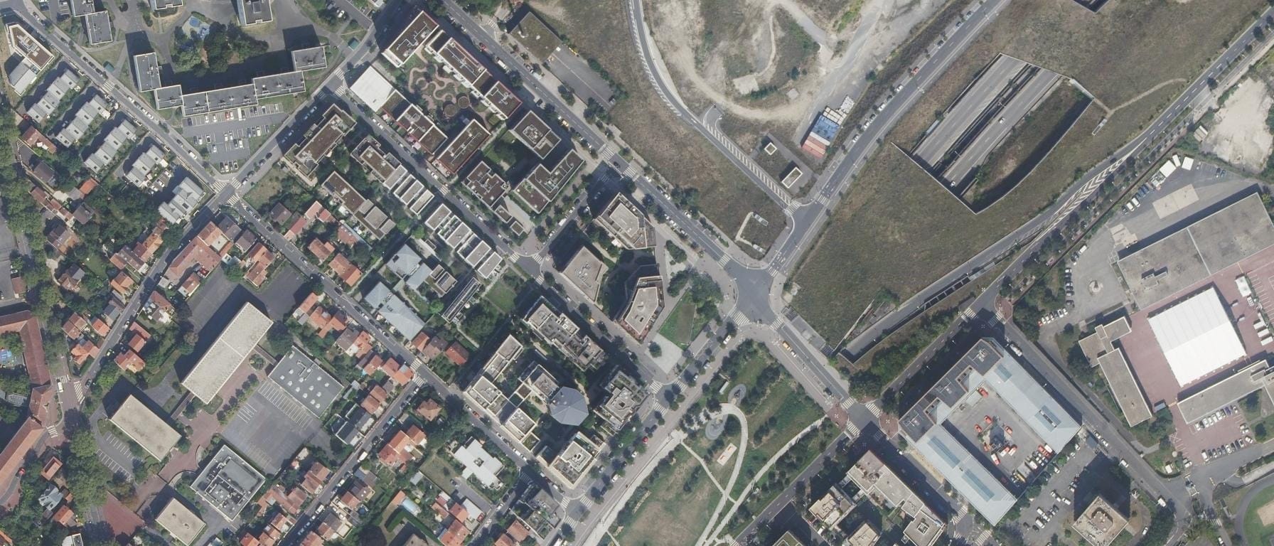 Vue aérienne de Site de formation d'apprentis - Nuevo Entreprise - Nanterre