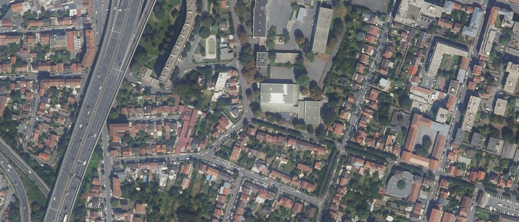 Vue aérienne de Lycée Jean Renoir