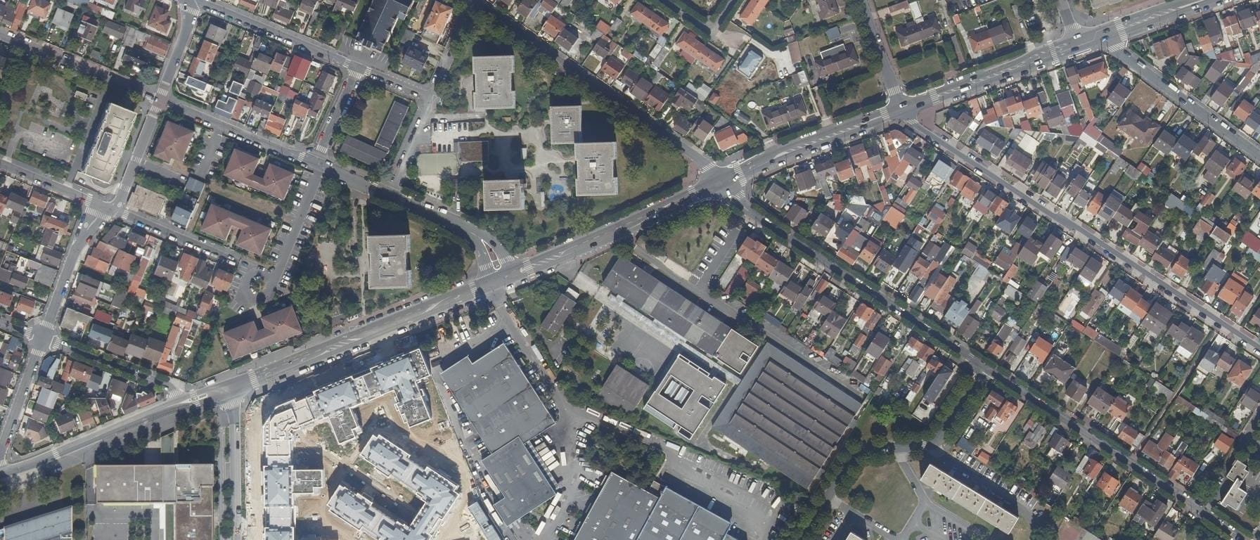 Vue aérienne de Lycée professionnel Aristide Briand