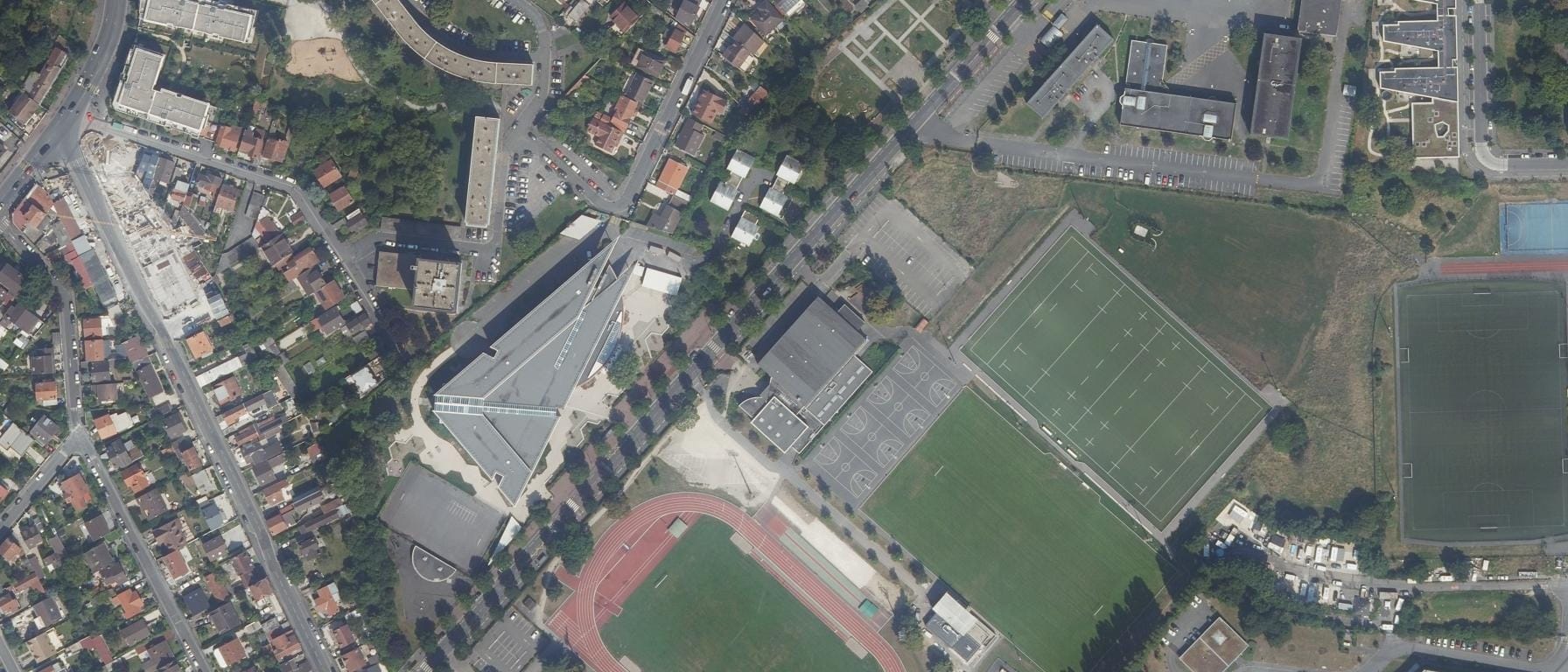 Vue aérienne de Lycée Jean Zay