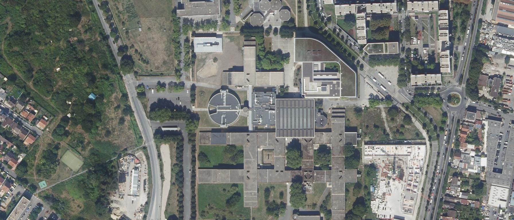 Vue aérienne de IUT de VILLETANEUSE - UNIVERSITÉ PARIS 13 - CFA Supalia
