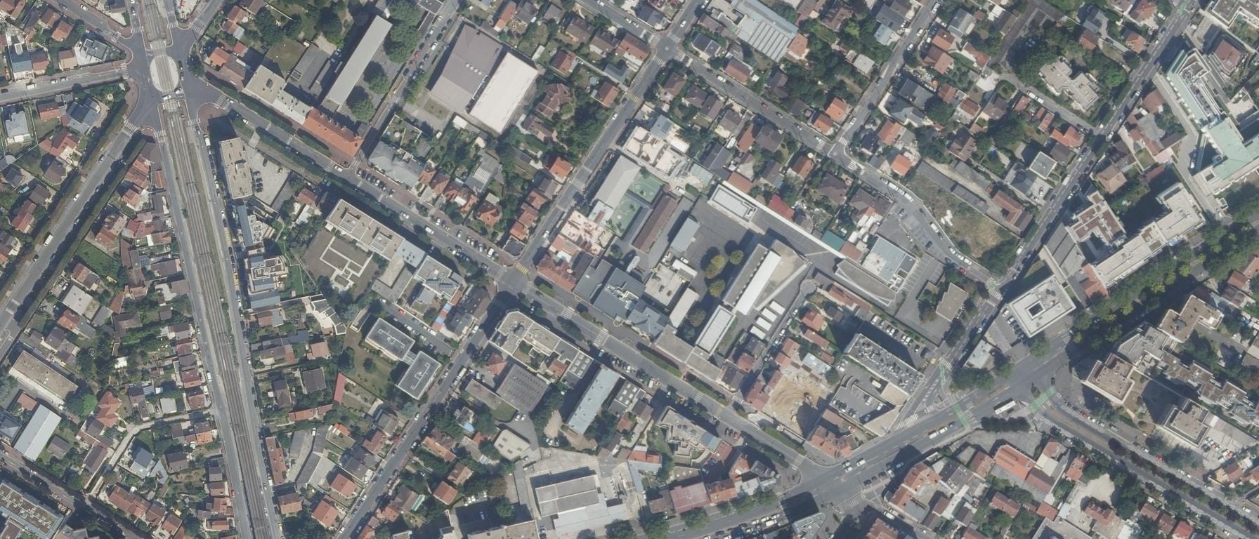 Vue aérienne de Lycée Andre Boulloche