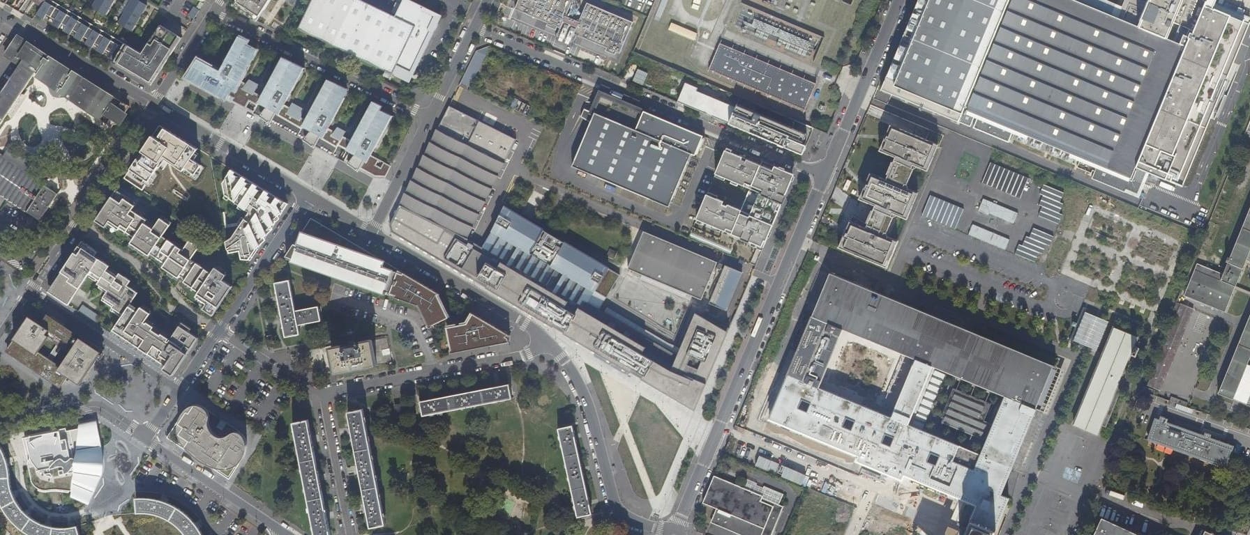 Vue aérienne de CFA CMA Formation Bobigny