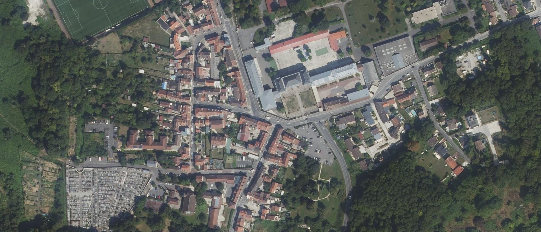Vue aérienne de Lycée Fenelon