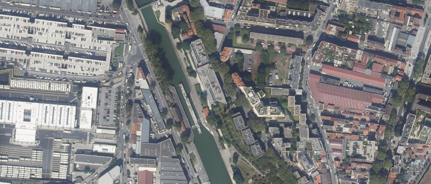 Vue aérienne de IFSI Louise Couve