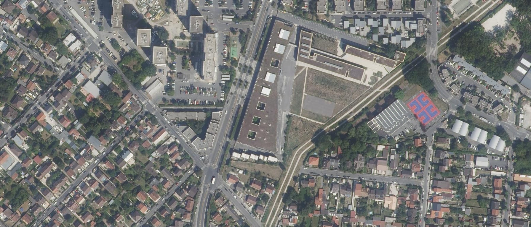 Vue aérienne de Lycée Alfred Nobel