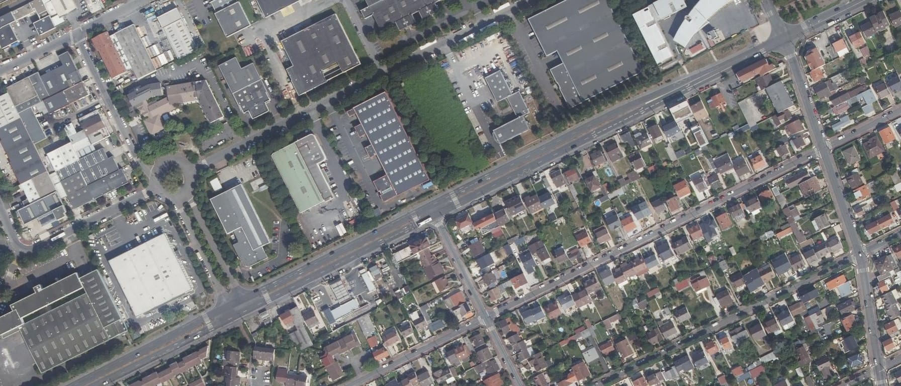 Vue aérienne de Lycée Leonard De Vinci