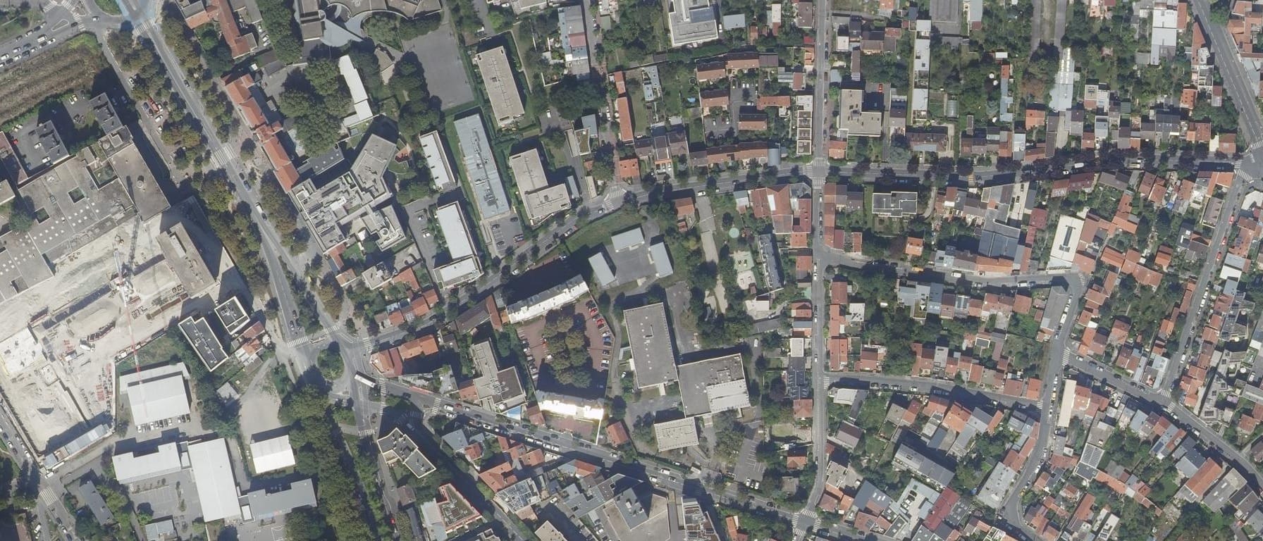 Vue aérienne de Lycée Eugenie Cotton