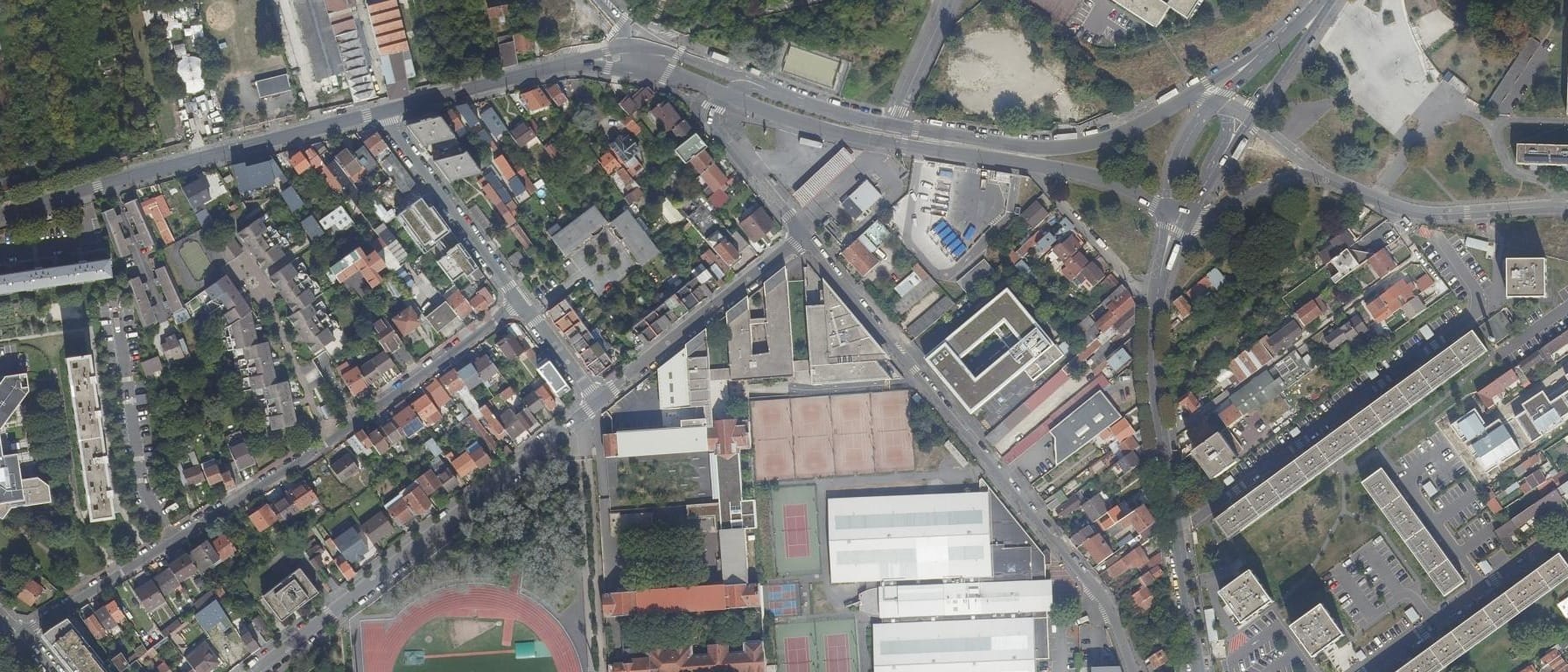 Vue aérienne de I.U.T. de Montreuil