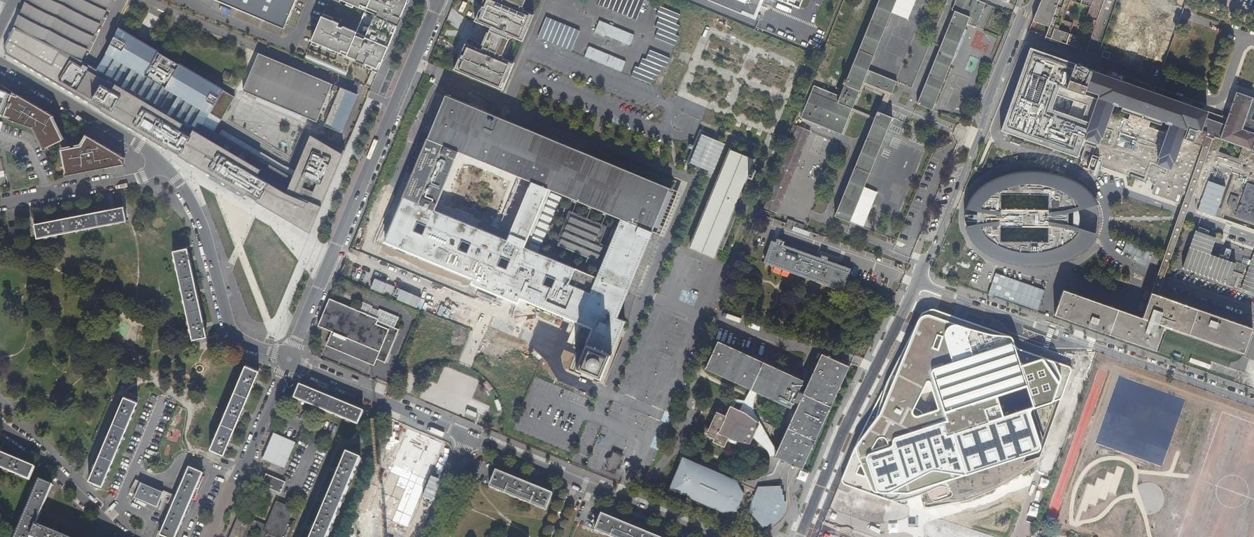 Vue aérienne de I.U.T. de Bobigny - Université Sorbonne Paris Nord, Paris XIII (93)