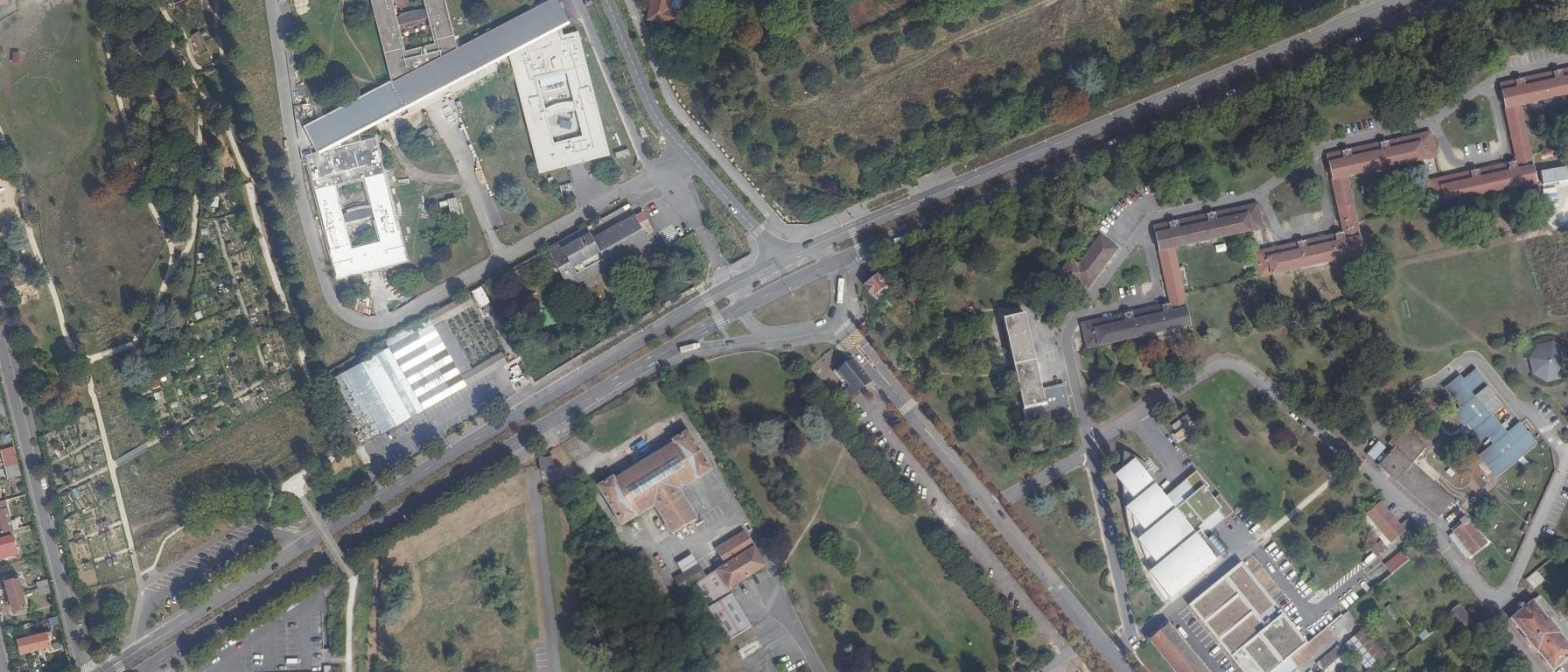 Vue aérienne de IFSI EPS Ville Evrard