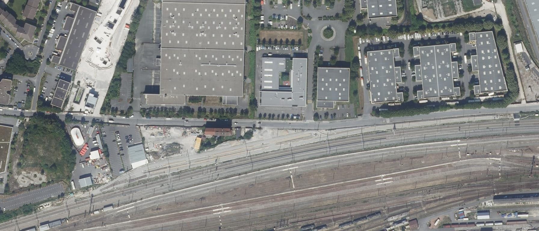 Vue aérienne de INCM - CFA du cycle et du motocycle