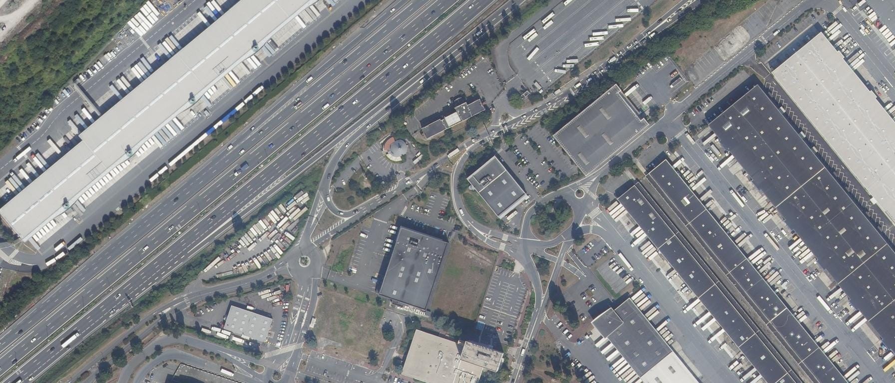 Vue aérienne de AFTRAL CFA TL Aulnay-Sous-Bois