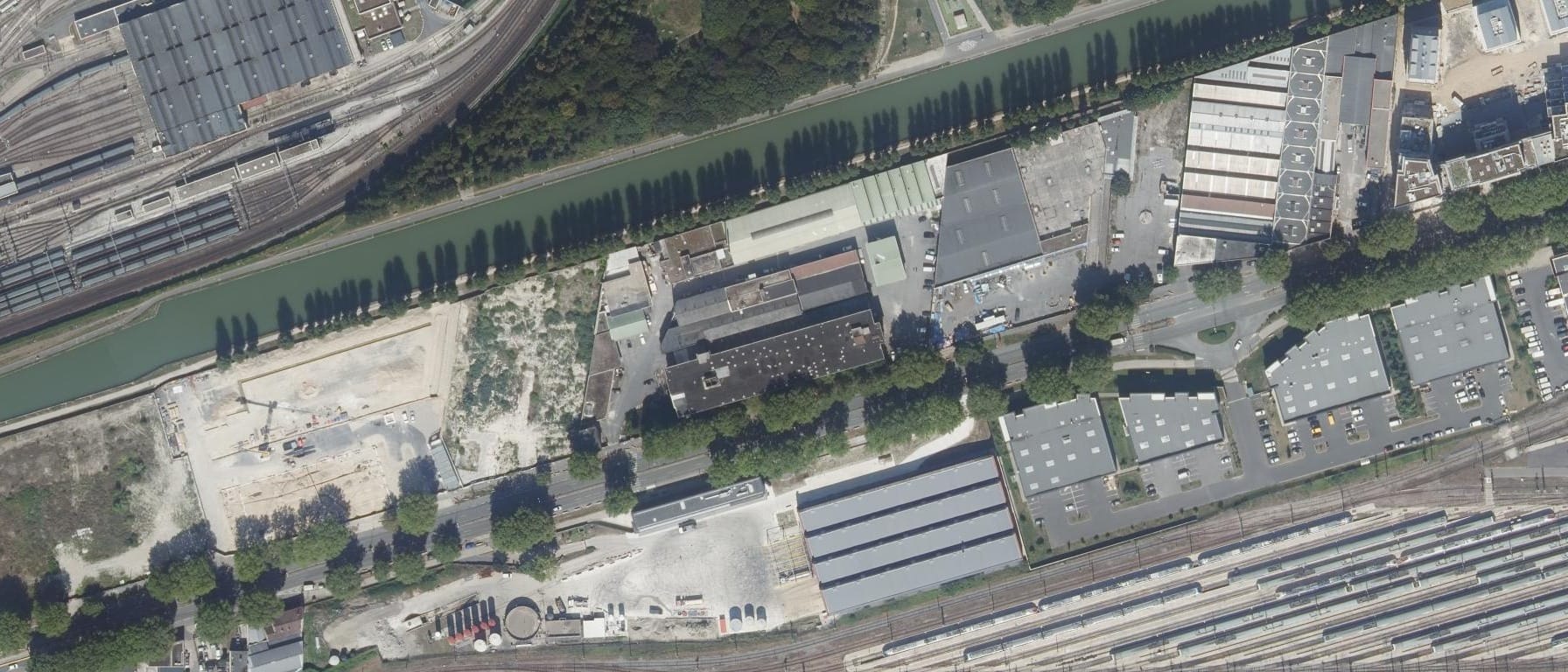 Vue aérienne de Campus Formations et Métiers