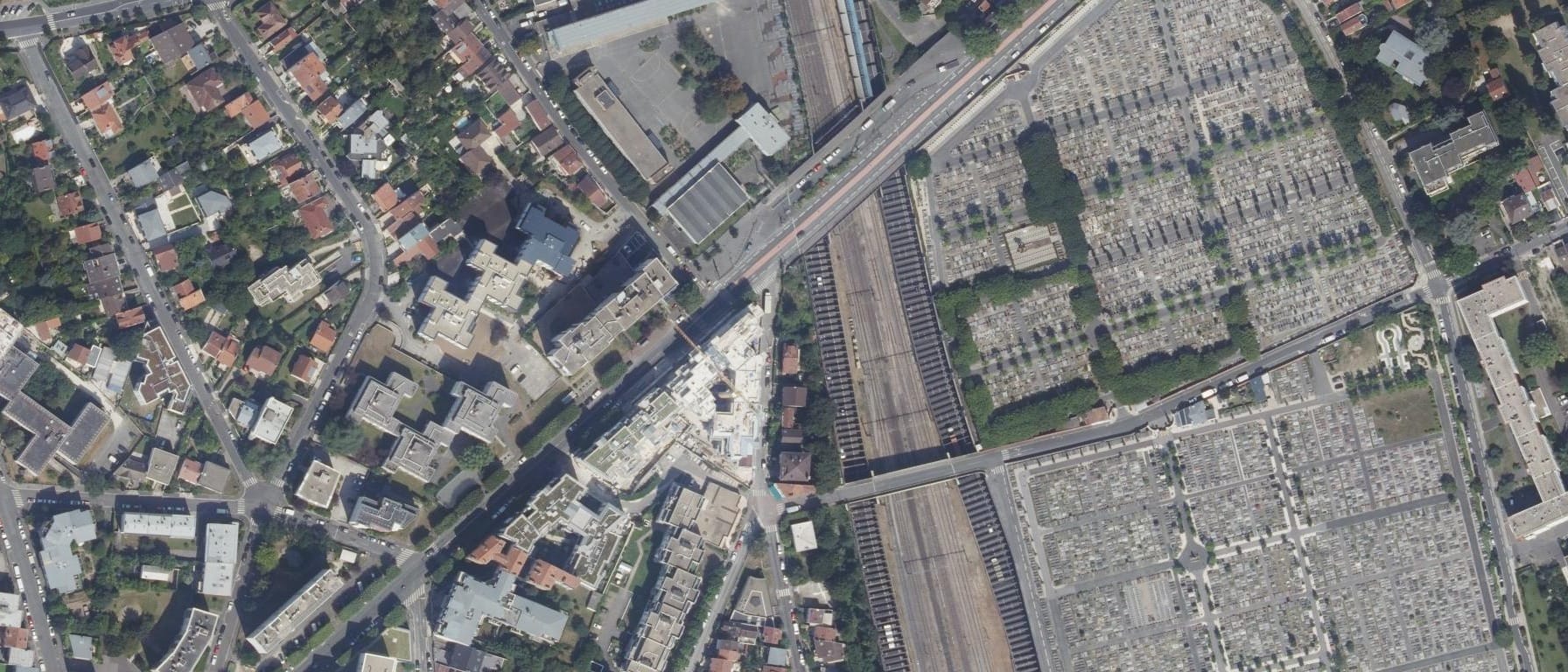 Vue aérienne de Lycée Louis Armand