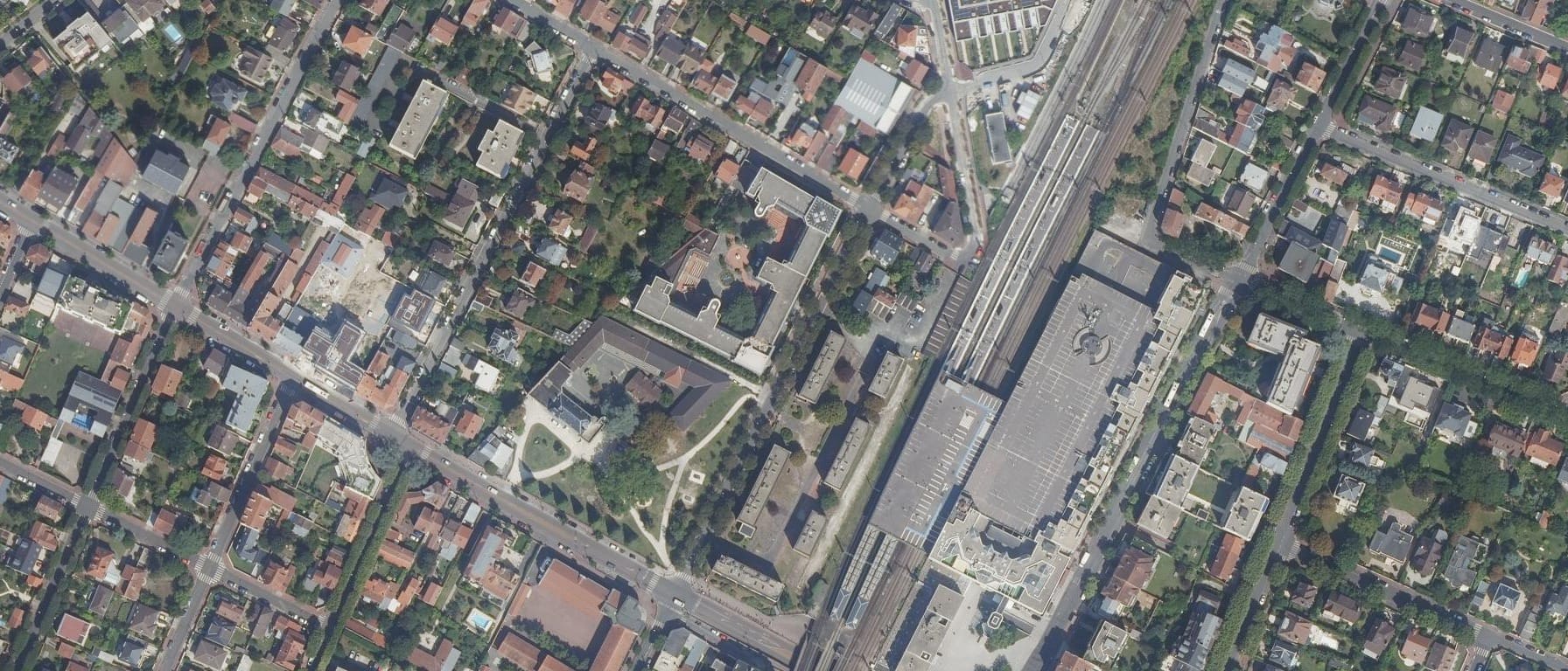 Vue aérienne de Lycée Condorcet