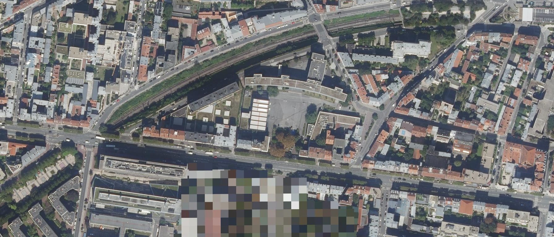 Vue aérienne de Lycée Hector Berlioz