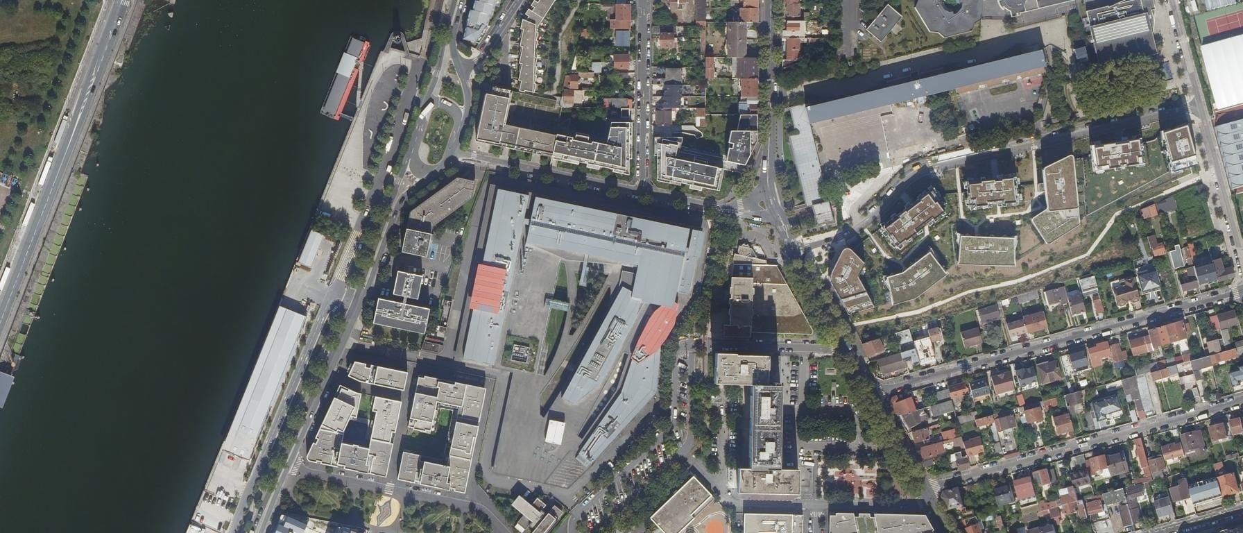Vue aérienne de Lycée Maximilien Perret (Batiment)